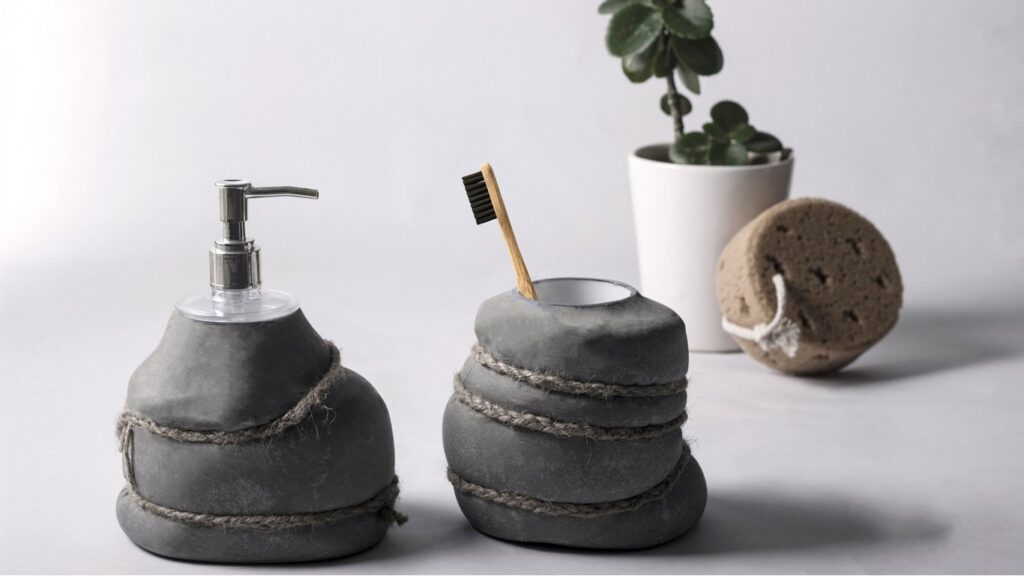 concrete brush holder