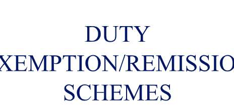 DUTY EXEMPTION/REMISSION SCHEMES by CS Riya Khurana